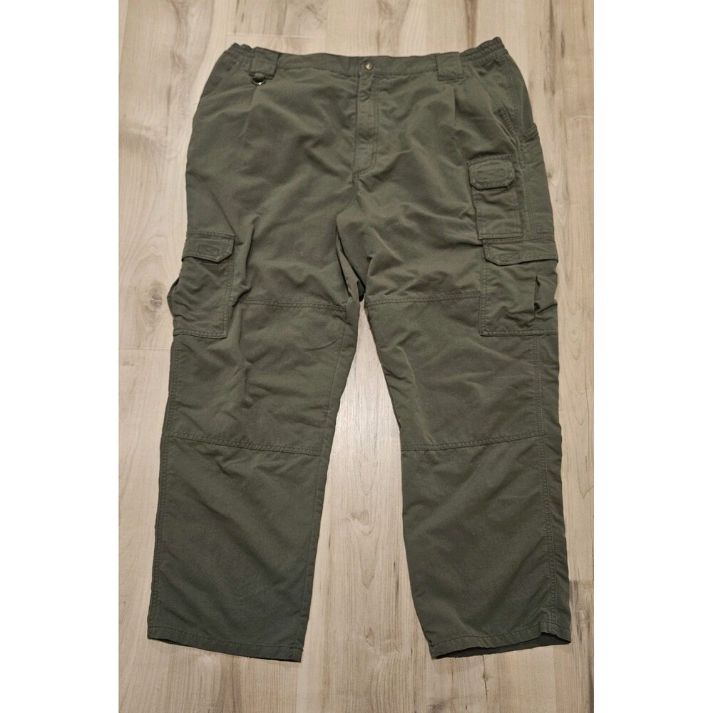 5.11 Tactical 74158 Taclite Mens 44x30 Nylon Cargo Canvas Work Pants Green